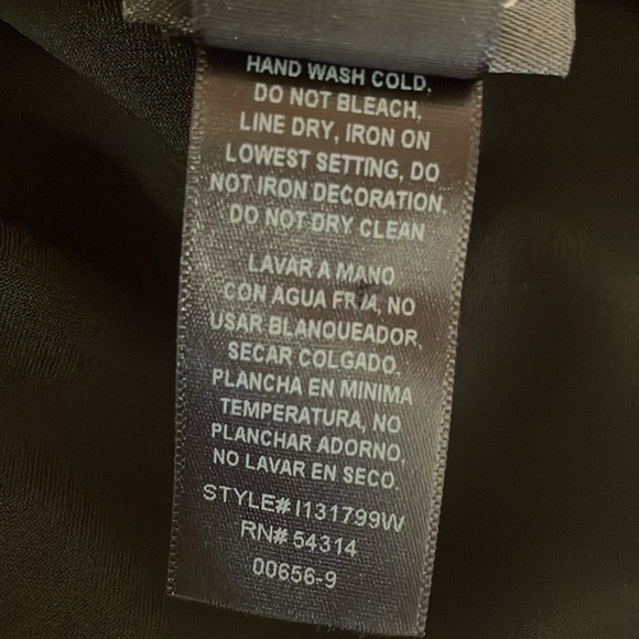 Bisou Bisou black cross front plus size dress NWT women’s size 22 - Picture 9 of 11